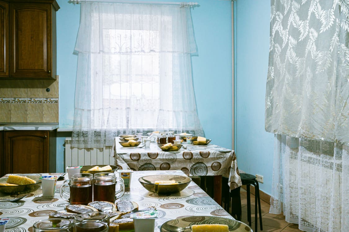 Еда в нашей столовой