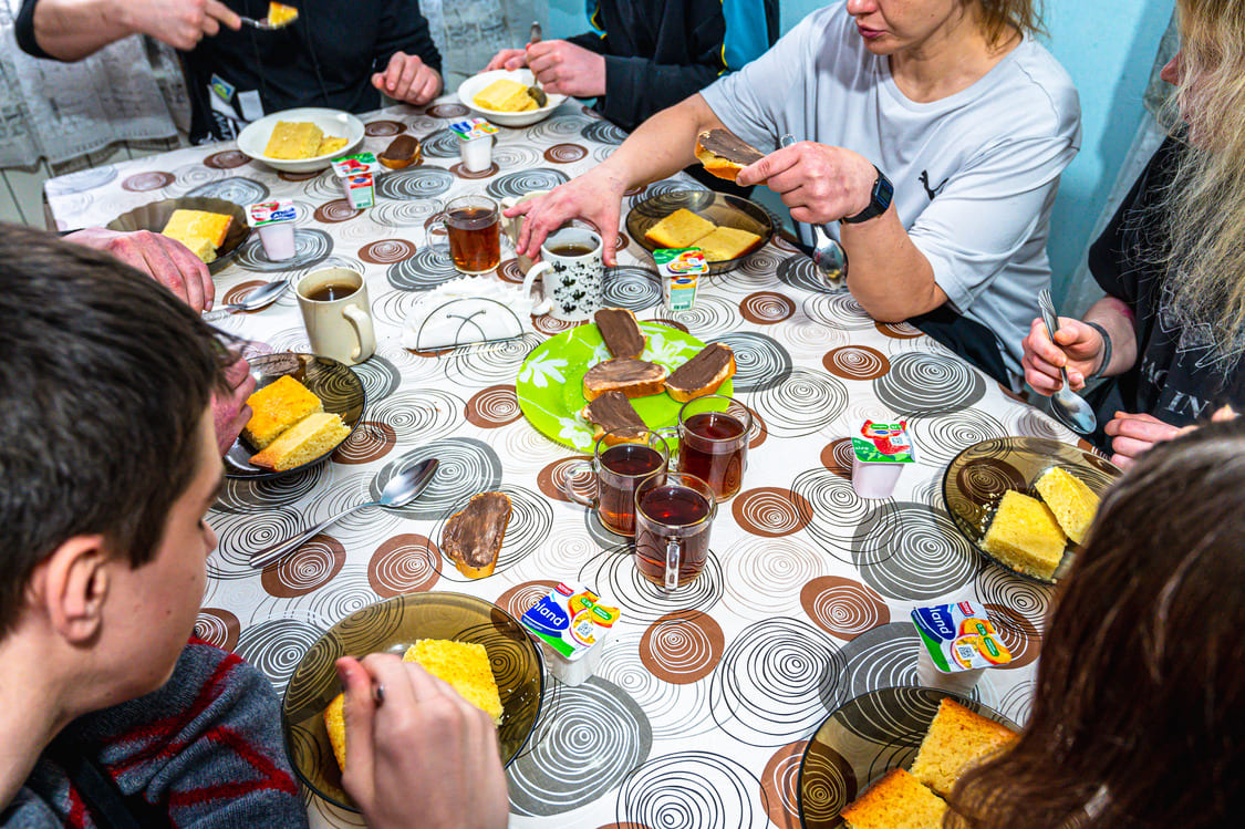 Еда в нашей столовой