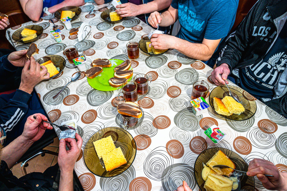 Еда в нашей столовой