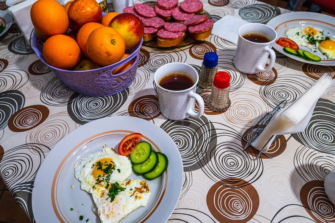 Еда в нашей столовой