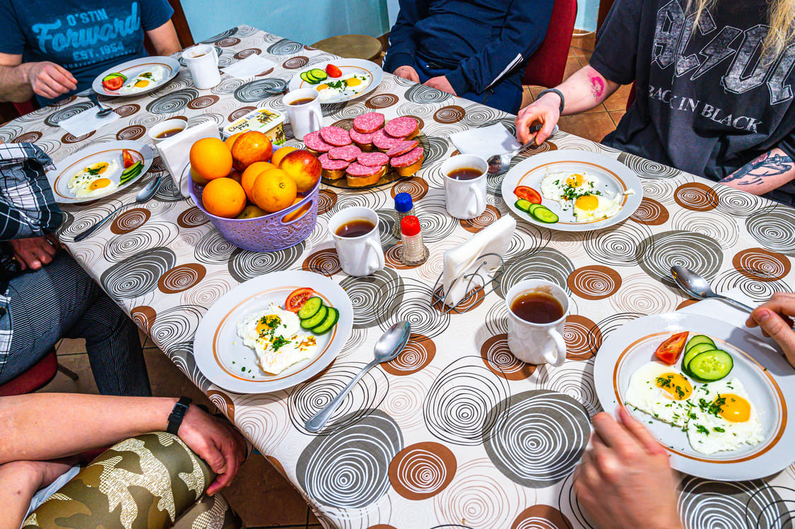 Еда в нашей столовой