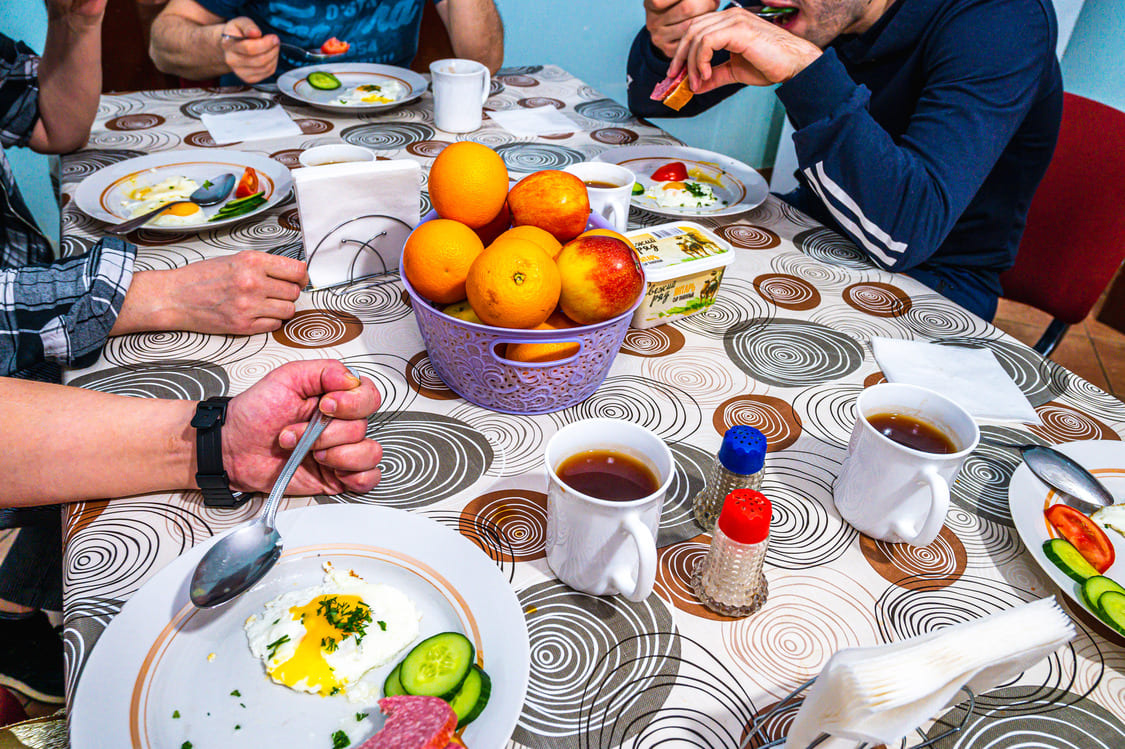 Еда в нашей столовой